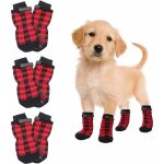 Ensoleille - chaussettes amusantes antid�rapantes pour chien avec sangles r�glables - excellent contr�le ...