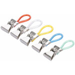 Clip en mtal color, pince  serviette carre pour serviette pour cuisine salle de bain aprs - midi ...