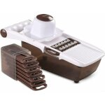 Coupe - légumes multifonction, trancheuses à mandoline, coupe - mandoline avec 8 lames tranchantes en ... Coupe - légumes multifonction, trancheuses à mandoline, coupe - mandoline avec 8 lames tranchantes en ...
