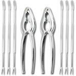 Ensemble de couverts  fruits de mer 8 pices avec fourchettes et pinces  homard