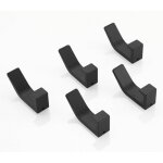 Briller - espace aluminium cuisine salle de bains toilette crochet porte - manteau nordic black free ...