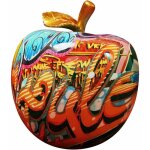 Ensoleille - fenteer moderne dessin color� apple r�sine sculpture creative graffiti simulation apple ...