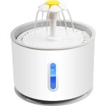 Fontaine  boire pour animaux de compagnie, fontaine  eau de 2, 4 l pour chats et chiens, distributeur ...