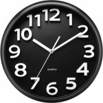 Grande horloge murale de 33 cm, horloges décoratives silencieuse en quartz, style moderne, excellente ... Grande horloge murale de 33 cm, horloges décoratives silencieuse en quartz, style moderne, excellente ...