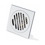 Grille douche anti cheveux siphon de sol en acier inoxydable Épais drain de carré 100 100mm Grille douche anti cheveux siphon de sol en acier inoxydable Épais drain de carré 100 100mm