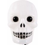 Halloween skull lights 4 couleurs clignotant fantme squelette lumires aliment par batterie spooky ...
