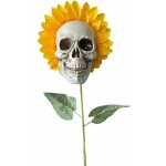 Halloween squelette tournesol ornements, imulation tête crâne tournesol décoration, jardin décor, plein ... Halloween squelette tournesol ornements, imulation tête crâne tournesol décoration, jardin décor, plein ...