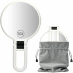 Miroir grossissant 10x / 1x double face avec support, miroir grossissant à main pour le maquillage, les ... Miroir grossissant 10x / 1x double face avec support, miroir grossissant à main pour le maquillage, les ...