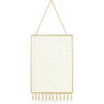 Organisateur de bijoux à suspendre, support mural en métal pour boucle d'oreille avec crochets pour filles ... Organisateur de bijoux à suspendre, support mural en métal pour boucle d'oreille avec crochets pour filles ...