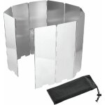 Pare vent pliable pour réchaud de camping - 10 plaques barriere pour feu et cuisine en extérieur - pare ... Pare vent pliable pour réchaud de camping - 10 plaques barriere pour feu et cuisine en extérieur - pare ...
