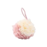 Ensoleille - ponge de bain, boules de luffa de douche, 60 g / 1 pice, pour le lavage du corps, le bain, ...