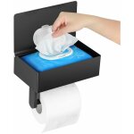 Porte - papier hygiénique de qualité supérieure avec étagère et rangement - distributeur de lingettes ... Porte - papier hygiénique de qualité supérieure avec étagère et rangement - distributeur de lingettes ...