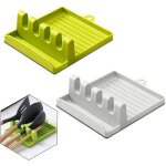 Porte - ustensiles de cuisine, 2 porte - cuillres pour cuisinire, porte - cuillre rsistant  la chaleur ...