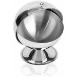 Ensoleille - pot � sucre cubique en acier inoxydable, pot d'assaisonnement sph�rique, pot de stockage ...