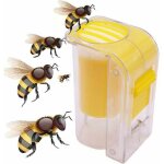 Reine abeille marqueur bouteille reine abeille cage cage plongeur d'une main outil d'apiculture jaune ... Reine abeille marqueur bouteille reine abeille cage cage plongeur d'une main outil d'apiculture jaune ...