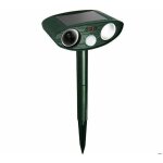 Ensoleille - rpulsif pour animaux, repulsif chat ultrasonique  nergie solaire chasse taupe lumire ...