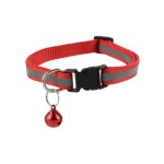 Rouge collier chat anti Étranglement réglable réfléchissant avec, pendentif porte - adresse anti - perdue ... Rouge collier chat anti Étranglement réglable réfléchissant avec, pendentif porte - adresse anti - perdue ...