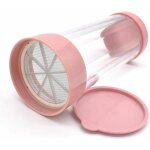 Tamis  farine, tamis de cuisine  sucre en poudre en acier inoxydable avec couvercle  mailles fines ...