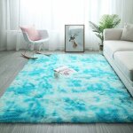 Ensoleille - tapis chambre tapis modernes de salon soft tapis � poils longs moelleux tapis extra doux ...