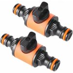 Vie lot de 2 raccords rapides pour tuyau d'arrosage de jardin