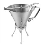 Entonnoir doseur  piston inox 1 l - pujadas