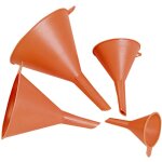 Entonnoirs plastiques modles diffrents x 4 autobest