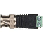 Eosnow - adaptateur balun vido coaxial, connecteur mle bnc, borne  vis