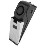 Eosnow alarme d'arrt de porte portable en forme de coin, systme de scurit de voyage  domicile, alerte ...