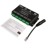 Eosnow couleur noire de module de bande de conducteur de d�codeur du contrleur dmx de contrleur de led ...