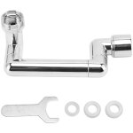 Eosnow extension de robinet pivotante t�lescopique en cuivre chrom� abs, extension de robinet pour lavabo ...