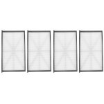 Eosnow filtres de nettoyage de piscine robot lavables rcx70101, 4 pices, pour tigershark, sharkvac, ...