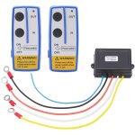 Eosnow ? kit de t�l�commande de treuil sans fil 75 pieds ? antenne int�gr�e 434 mhz ? indicateur led ...