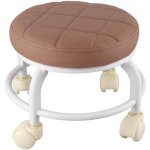 Eosnow pouf roulant en mousse � m�moire de forme haute densit�, roues silencieuses et imperm�ables, repose ...
