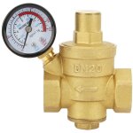 Eosnow - régulateur de pression d'eau en laiton réglable dn20 avec manomètre Eosnow - régulateur de pression d'eau en laiton réglable dn20 avec manomètre