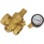 Eosnow r�gulateur de pression d'eau r�glable en laiton dn25, r�ducteur de jauge, m�tre
