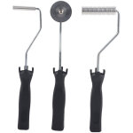 Eosnow rouleau de stratification � bulles en fibre de verre, alliage d'aluminium, poign�e abs pour le ...