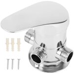 Eosnow vanne d'angle de salle de bains  3 voies g1 / 2 pouces, pour pomme de douche, sparateur d'eau, ...