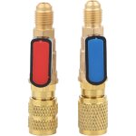 Eosnow vanne de r�frig�rant, adaptateur de tuyau de charge de climatisation, vanne � bille pour r22 r410a ...