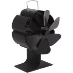 Eosnow ventilateur de po�le � chaleur 6 lames silencieux � �conomie d'�nergie r�sistant aux hautes temp�rature ...