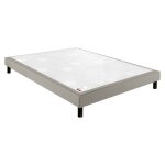 Epeda - sommier confort ferme deco nature 90x200 gris souris lattes Epeda - sommier confort ferme deco nature 90x200 gris souris lattes