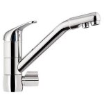 Mariani epic mitigeur 3 voies avec bec orientable finition chrome'e pour e'vier Mariani epic mitigeur 3 voies avec bec orientable finition chrome'e pour e'vier