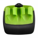 Epluche pommes de terre ergonomique - vert et noir