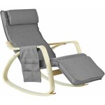 ponge plus pais, rocking chair fauteuil  bascule berante, sobuy fst18 - dg