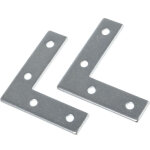 Rs pro - equerre d'assemblage de 50 x 50mm x 13mm en acier plaqu� zinc ( prix pour sachet de 2 )