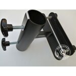 querres de parasol pour grille du balcon, noir