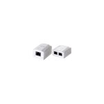 1 broches rj45 roseta utp surface cat5e c�ble cat5e contacts plaqu�s or