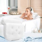 Ergonomique bain oreiller avec le cou et le dos support - oreillers baignoire confortable pour coussin ...