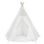 Erhope - lifcausal tente tipi pliable pour enfants cabane de jeu en toile coton 100% fille / garçon pour ... Erhope - lifcausal tente tipi pliable pour enfants cabane de jeu en toile coton 100% fille / garçon pour ...