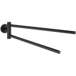 Erhope - porte serviette salle de bain mural uno bosio black, barre porte - serviettes mural avec 2 bras ... Erhope - porte serviette salle de bain mural uno bosio black, barre porte - serviettes mural avec 2 bras ...