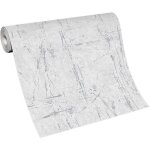 Erismann - bricoflor papier peint trompe l'oeil gris et blanc papier peint intiss� gris tapisserie imitation ...